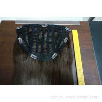 Hot Sale New Design Popuar Half Head 100% Human Hair Wig/Hairpiece